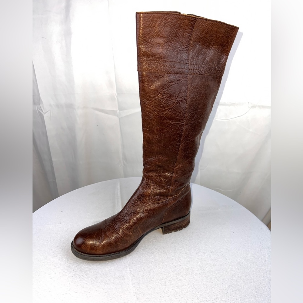 Franco Sarto Women Rustic Leather Boots 9.5 - Picture 5 of 12